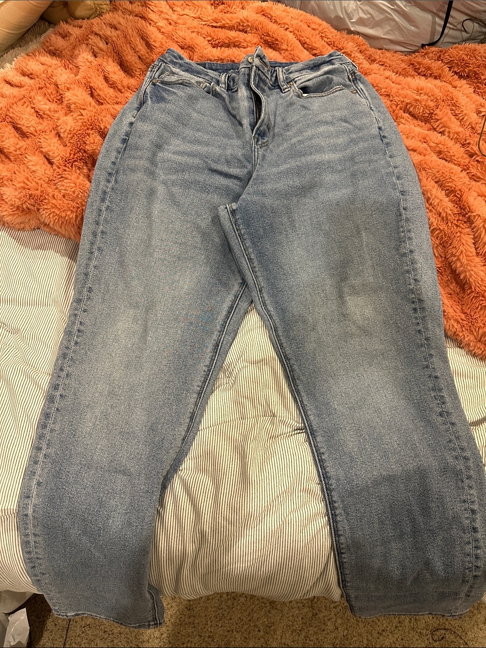 American Eagle Outfitters Light Blue Boyfriend Jeans